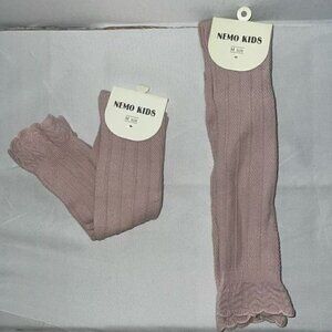 Nemo Kids Socks Toddler Knee High Boot Ribbed Knit Tights Socks Uniform Pull on